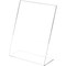 Plymor Clear Acrylic Sign Display / Literature Holder (Angled), 9" W x 12" H